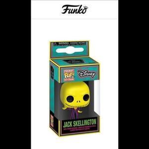 The Nightmare Before Christmas Jack Skellington Blacklight Pocket Pop! Key Chain
